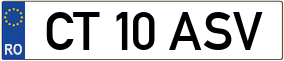Truck License Plate